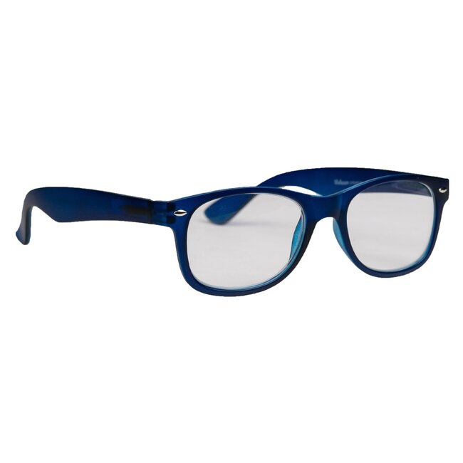 Occhiali da lettura Wayfarer blu opaco +1.00 (1 Pezzo)