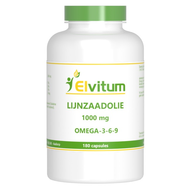 Huile de lin oméga 3 6 9 180 capsules