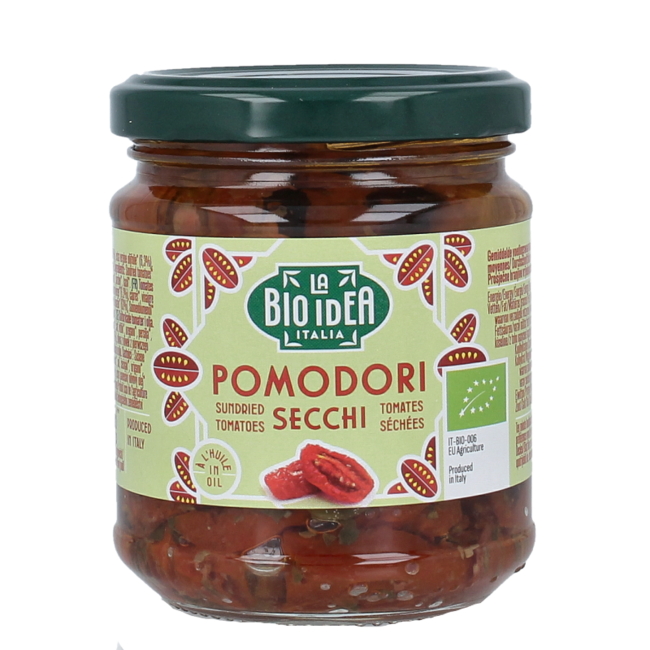 Pomodori Secchi Biologici Sott'olio 190 Grammi
