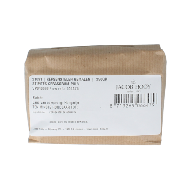 Kersenstelen gemalen 250 Gram