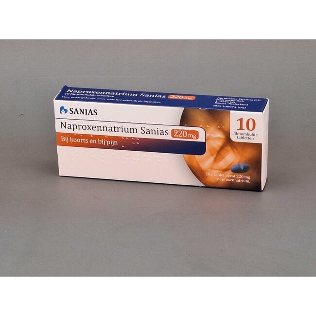 Naproxeno sódico 220 mg 10 Comprimidos