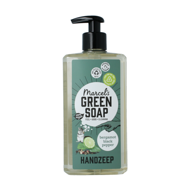 Savon pour les mains bergamote et poivre noir 500 ml