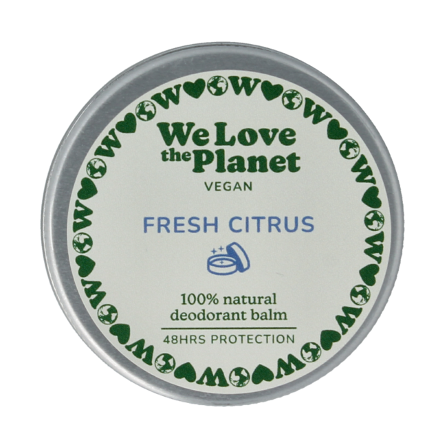 Fresh citrus vegan deodorant balm 35g