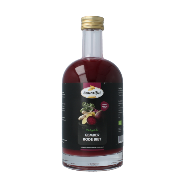 Succo Biologico di Zenzero e Barbabietola Rossa 500 Millilitri