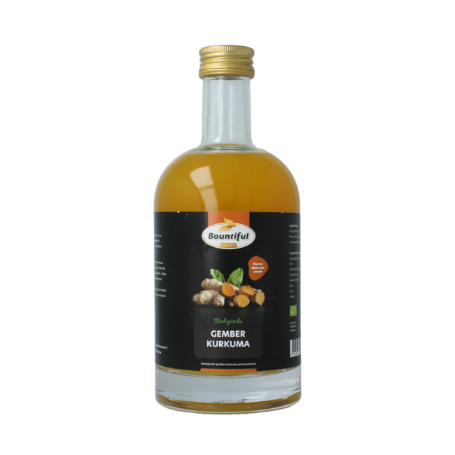Succo di Zenzero e Curcuma Biologico 500 Millilitri
