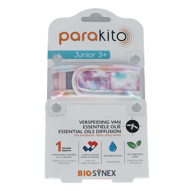Junior anti-mosquito tie-dye wristband 1 piece