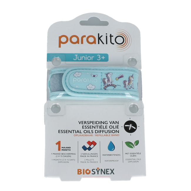 Pulsera antimosquitos junior unicornio 1 unidad