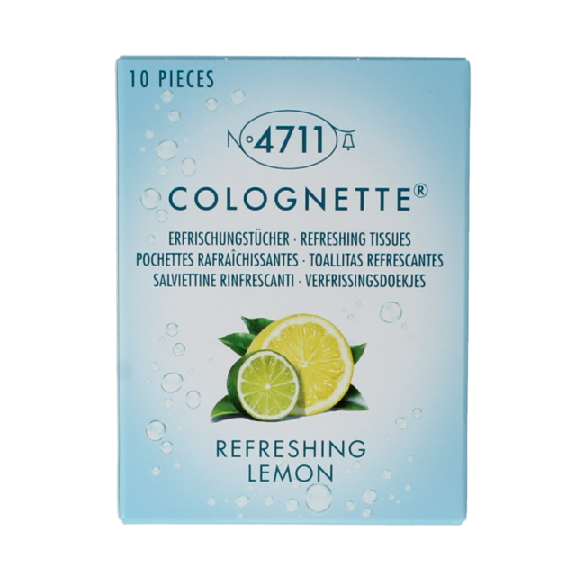 Colognettes tissues lemon 10 pieces