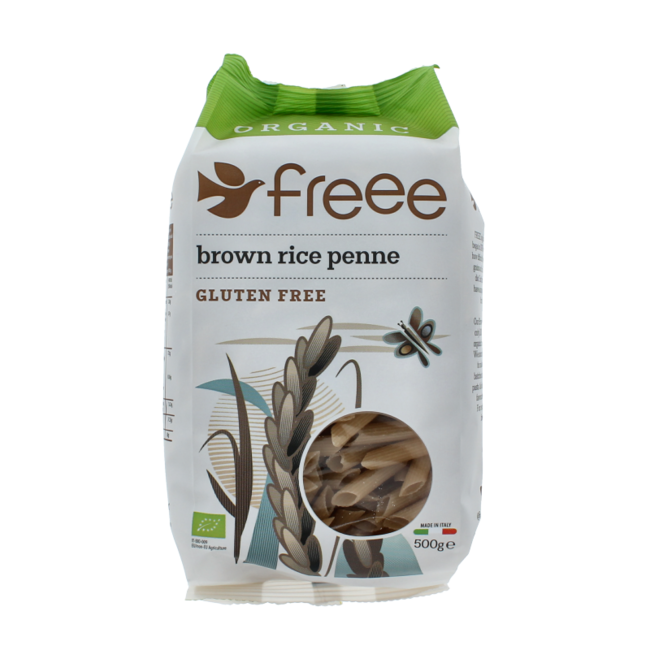 Penne de riz complet bio sans gluten 500 g