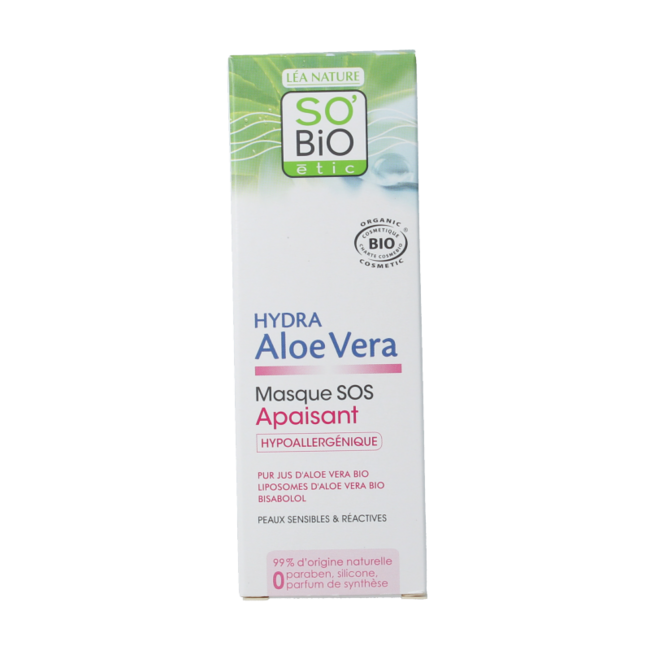 Masque apaisant hydratant SOS bio 50 millilitres
