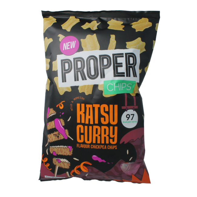 Chips Katsu Curry Senza Glutine 85 Grammi