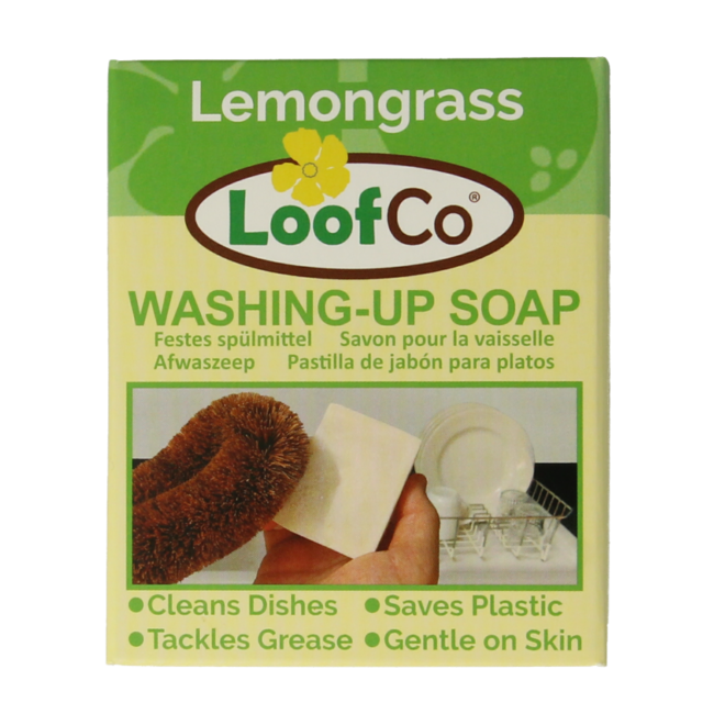 Sapone per Piatti Biologico Senza Olio di Palma al Lemongrass, 1 Pezzo