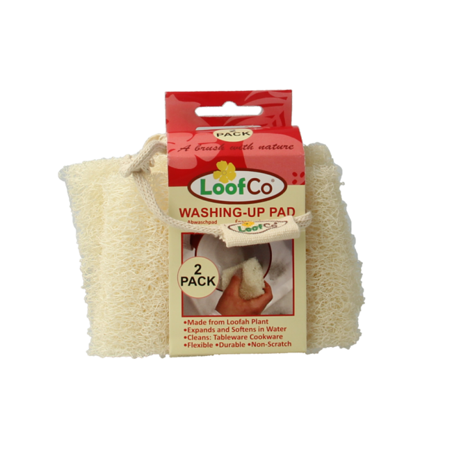Loofah Washing-Up Sponges Organic 2 Pack