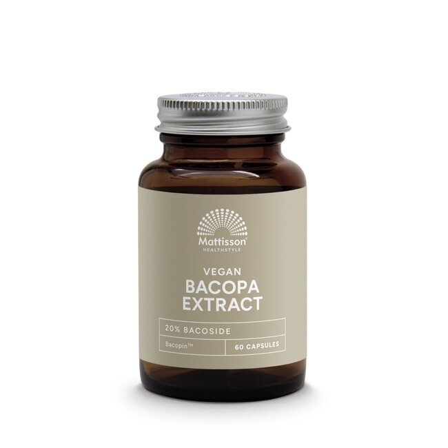Extracto de bacopa vegano 150 mg 60 cápsulas