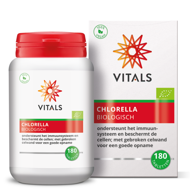 Organic Chlorella 180 Tablets