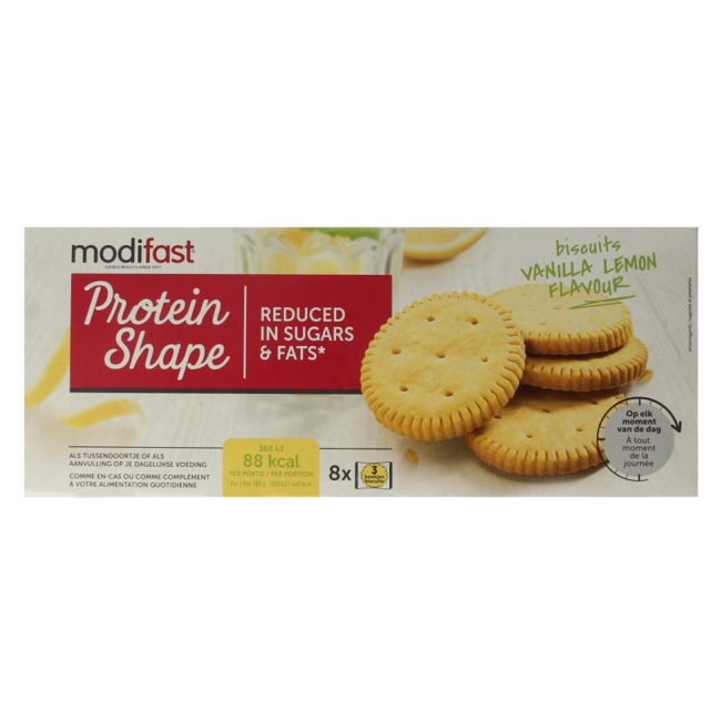 Modifast Protein Shape vanilla and lemon biscuits 156g