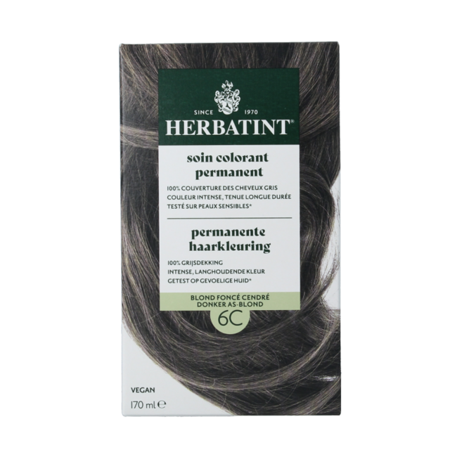 6C Blond foncé cendré 170 ml