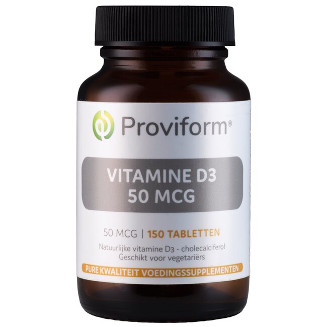 Vitamine D3 50 mcg (2000 UI) 150 comprimés