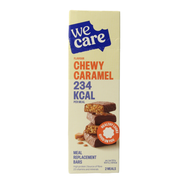 Mahlzeitersatz-Riegel Zähes Karamell 120 Gramm