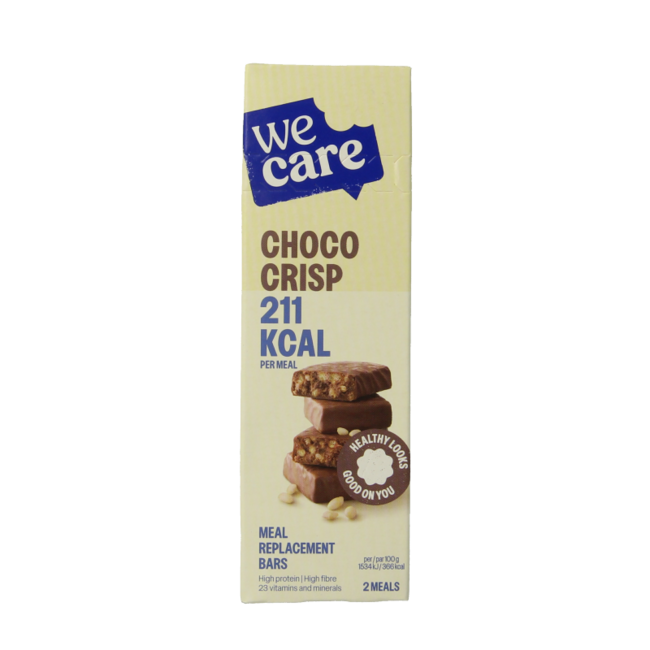 Barres substituts de repas choco crisp 116 g