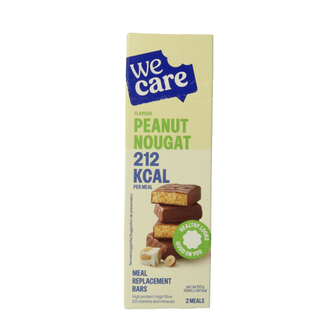 Barres substituts de repas nougat cacahuète 116 g