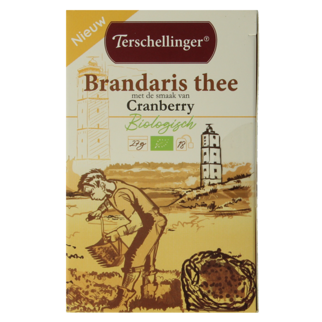 Schwarzer Tee Cranberry Bio 18 Beutel