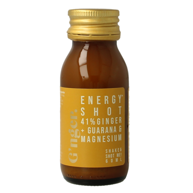 Shot succo di frutta zenzero guaranà energia 60 Millilitri