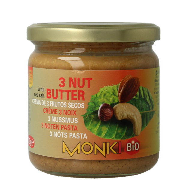 Purée de 3 noix bio 330 grammes