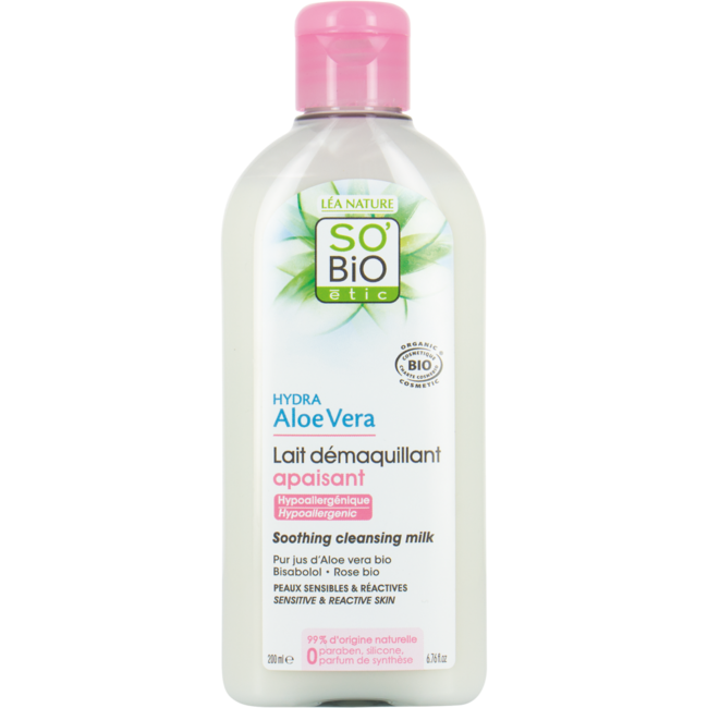 Latte detergente all'Aloe vera 200 Millilitri