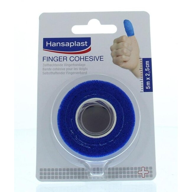 Cohesive finger tape blauw 1 Stuks