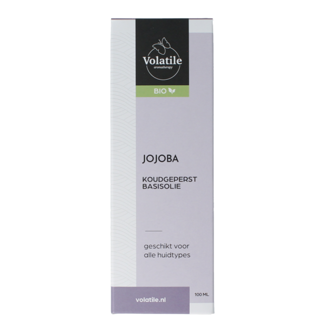 Huile de jojoba bio pressée à froid flacon en verre 100 ml