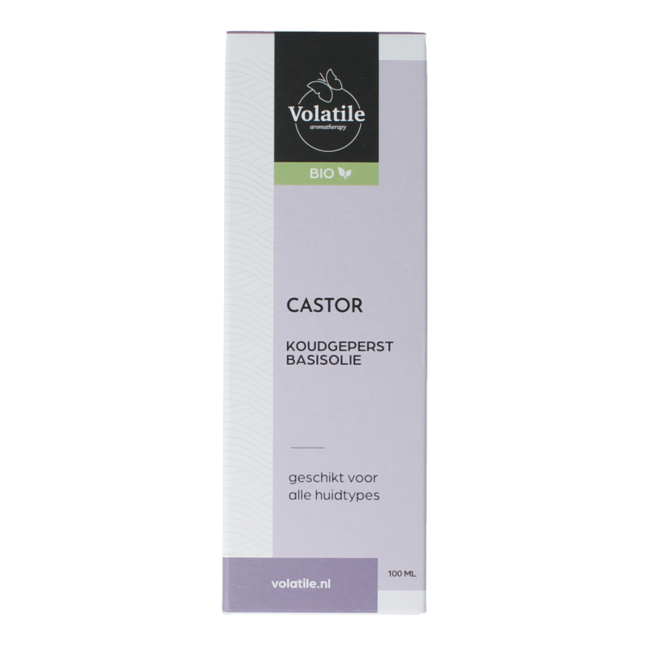 Aceite de ricino base prensado en frío bio botella de cristal 100 ml