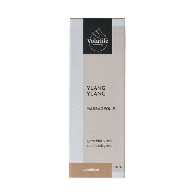 Olejek do masażu ylang ylang, szklana butelka z pompką, 100 mililitrów