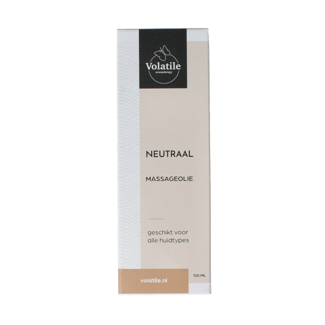 Massageöl neutrales Glas mit Pumpe 100 Milliliter