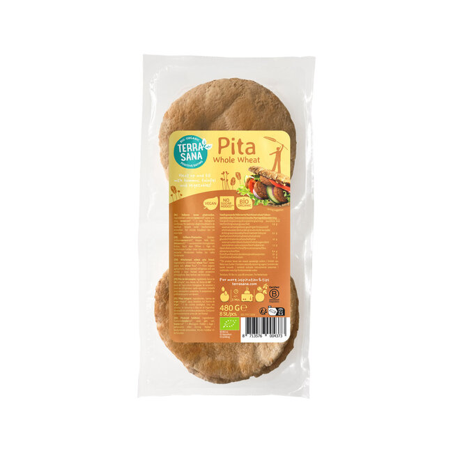 Chleb pita pełnoziarnisty bio 480 gramów