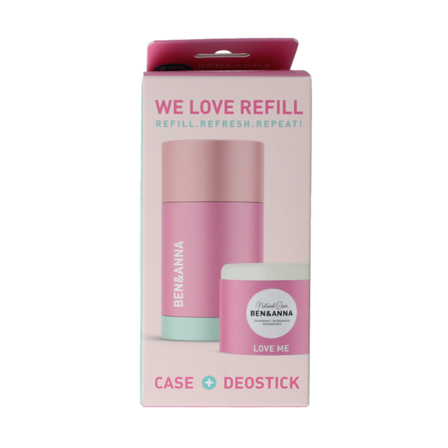 Love Me Deodorant Stick Case and Refill 40g