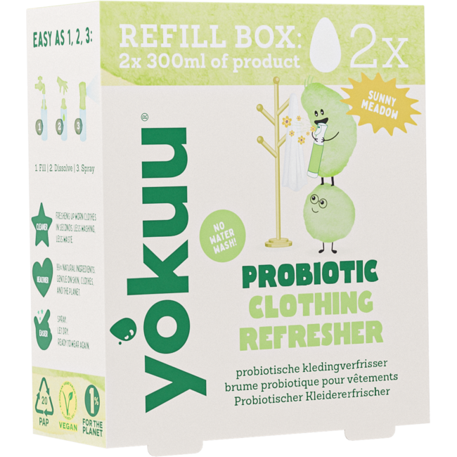 Probiotischer Kleiderauffrischer Nachfüllpack (Perlen) 2 Stück