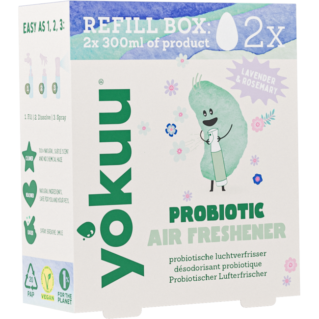 Probiotischer Lufterfrischer Nachfüllpack (Perlen), 2 Stück