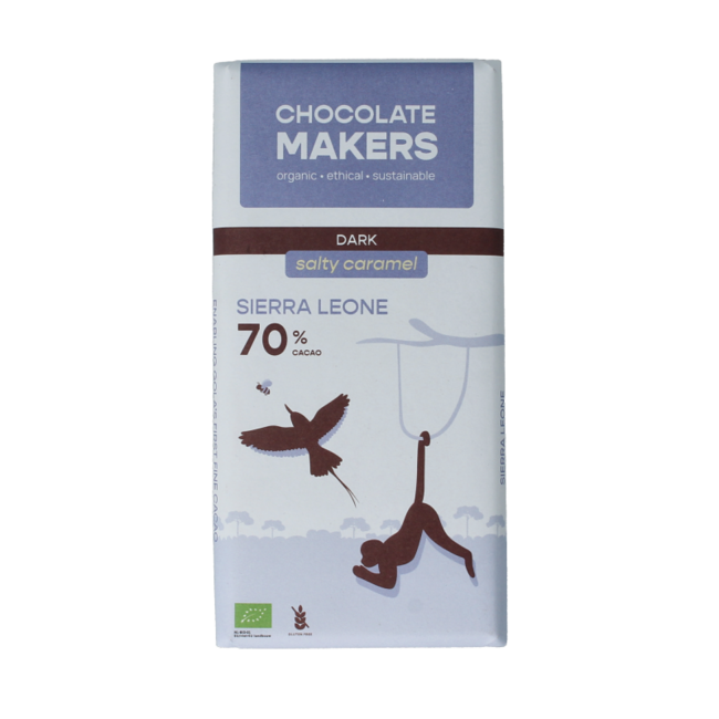 Sierra Leone caramel salé 70 % bio 80 g