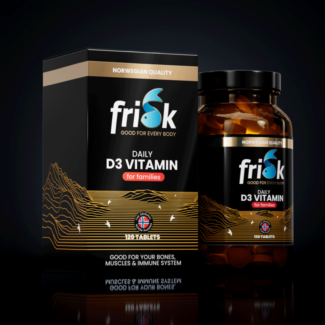 Vitamina D3 diaria para familias 120 comprimidos