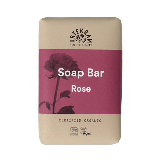 Organic Rose Soap Bar 100g
