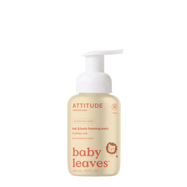 Champú y gel de baño 2 en 1 Baby Leaves néctar de pera 295 ml