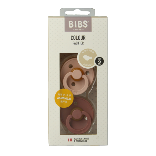 Ciuccio anatomico taglia 2 blush/woodstock 2 Pezzi