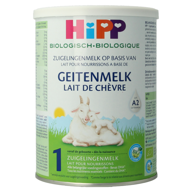 1 Organiczne mleko początkowe na bazie mleka koziego, 400 g