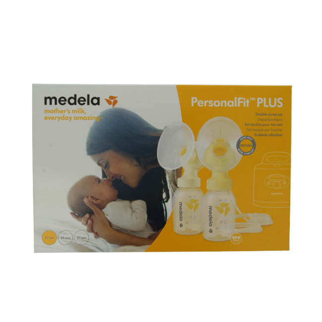 Kit Doppio per Tiralatte Symphony Medela PersonalFit™ PLUS, Taglia S, 1 Set