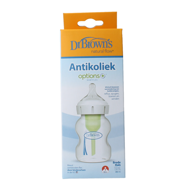 Options+ brede halsfles 150ml 1 Stuks