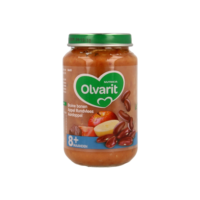 Bruine bonen appel rundvlees aardappel 8M00 200 Gram