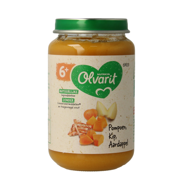 Calabaza, pollo y patata 6M09 200 gramos
