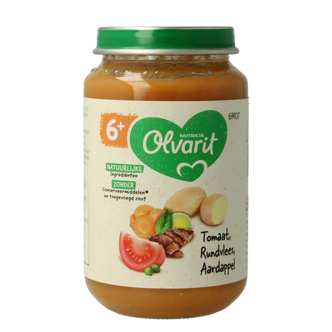 Tomaat rundvlees aardappel wortel 200 Gram