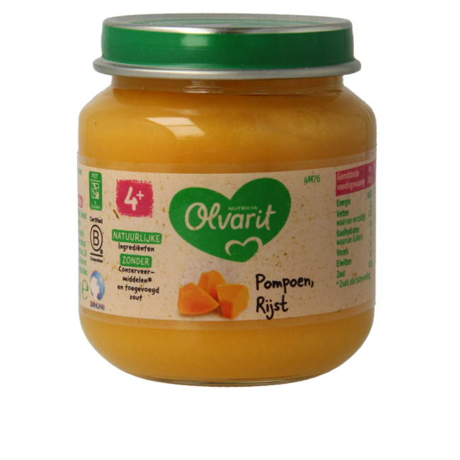 Pompoen rijst 4M76 125 Gram
